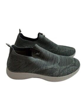 Tommy Bahama Womens Flint Slip On Joggers Gray Knit Memory Foam 9.5 M